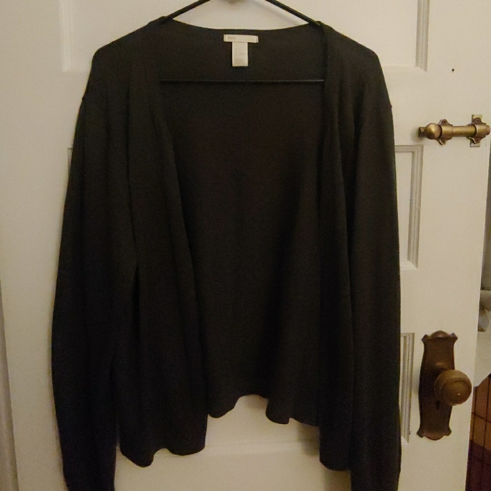H&M Charcoal gray cardigan
